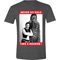 Star Wars tričko, Never Go Solo, pánské