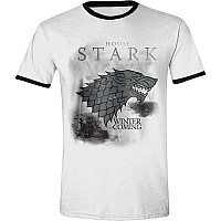 Hra o trůny tričko, Stark Storm Ringer, pánské