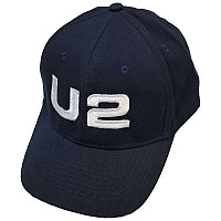 U2 kšiltovka, White Logo Navy Blue