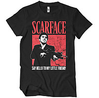 Scarface tričko, Say Hello To My Little Friend Black, pánské