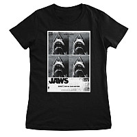 Čelisti tričko, Don't Go In The Water Black, dámské