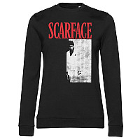 Scarface mikina, Poster Girly Sweatshirt Black, dámská