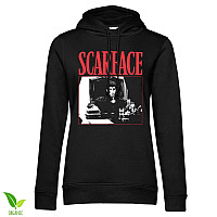 Scarface mikina, Tony Montana - The Power Organic Girly Black, dámská