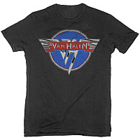 Van Halen tričko, Chrome Logo Black, pánské