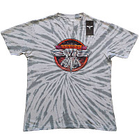 Van Halen tričko, Chrome Logo Dip Dye Grey, pánské