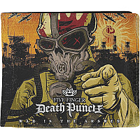 Five Finger Death Punch peněženka PU 11 x 10 x 1 cm, War Is The Answer Black