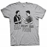 Friends tričko, Joey Doesn´t Share Food Light Grey, pánské