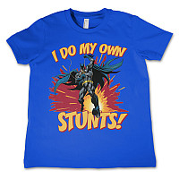 Batman tričko, I Do My Own Stunts Blue, dětské