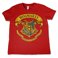 Harry Potter tričko, Hogwarts Crest Red, dětské