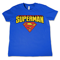 Superman tričko, Blockletter Logo, dětské