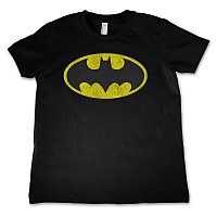 Batman tričko, Distressed Logo, dětské
