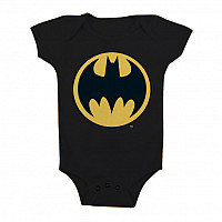 Batman kojenecké body tričko, Signal Logo Black, dětské
