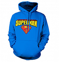 Superman mikina, Blockletter Logo, pánská
