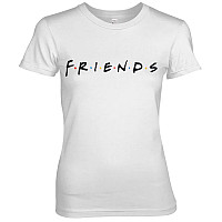 Friends tričko, Friends Logo Girly White, dámské