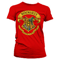 Harry Potter tričko, Hogwarts Crest Girly, dámské