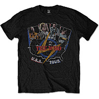The Who tričko, USA Tour Vintage Black, pánské