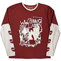 Wu-Tang Clan tričko dlouhý rukáv, Graffiti Red & White, pánské