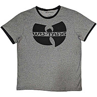 Wu-Tang Clan tričko, Logo Ringer Grey, pánské