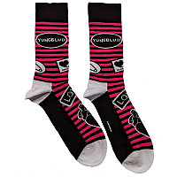 Yungblud ponožky, Symbols Black, unisex - velikost 7 až 11