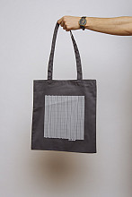 Lake Malawi Tote Bag, Little Waves (Grey)