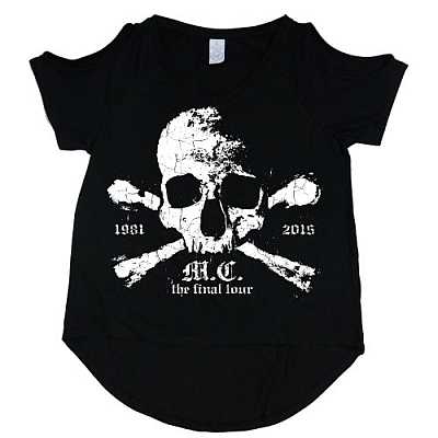Motley Crue – T-Shirt Ufficiale 'Squisito Dagger' – 100% Cotone – Manica Corta – Nero