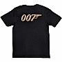 James Bond 007 tričko, No Time To Die & Logo Black, pánské