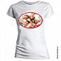 One Direction tričko, 1D Oval White, dámské