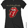 Rolling Stones tričko, Plastered Tongue, dámské