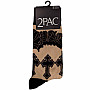 Tupac ponožky, Crosses Sand, unisex - velikost 7 až 11