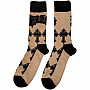 Tupac ponožky, Crosses Sand, unisex - velikost 7 až 11