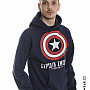 Captain America mikina, Logo Navy, pánská