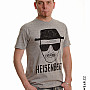 Breaking Bad tričko, Heisenberg Sketch Grey, pánské