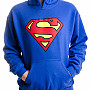 Superman mikina, Shield Hoodie Blue, pánská