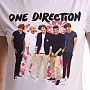 One Direction tričko, Flowers Skinny White, dámské