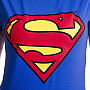 Superman tričko, Shield Blue, dámské