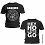 Ramones tričko, Hey Ho Front & Back, pánské