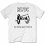 AC/DC tričko, About To Rock White BP, pánské