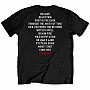 AC/DC tričko, Dark Stage Tracklist BP Black, pánské