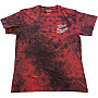 Alice in Chains tričko, Circle Emblem BP Dip Dye Red, pánské