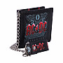 AC/DC peněženka 11 x 9 x 2 cm s řetízkem/ 220 g, Black Ice