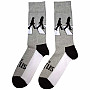 The Beatles ponožky, Abbey Road Silhouettes Grey, unisex - velikost 4 až 7 (36 až 40 EU)