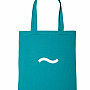 Lake Malawi Tote Bag, When A Wave (Turquoise)