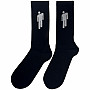 Billie Eilish ponožky, White Blohsh Black, unisex - velikost 7 až 11 (40 až 45 EU)