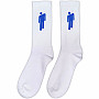 Billie Eilish ponožky, Blue Blohsh White, unisex - velikost 7 až 11 (40 až 45 EU)