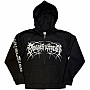 Bring Me The Horizon mikina, Metal Logo Genxsis Zipped BP Black, pánská