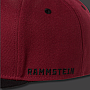 Rammstein kšiltovka Snapback, Bordeaux Red & Black, unisex one size