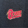 David Bowie tričko, Flash logo Polo Black, pánské