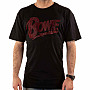 David Bowie tričko, Logo Embellished Black, pánské