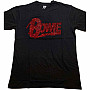 David Bowie tričko, Logo Embellished Black, pánské
