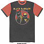 Black Sabbath tričko, Never Say Die Ringer Black & Orange, pánské